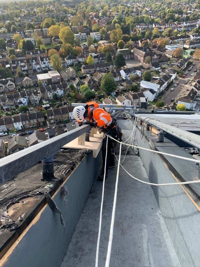St Mark’s Square, Bromley, rope access